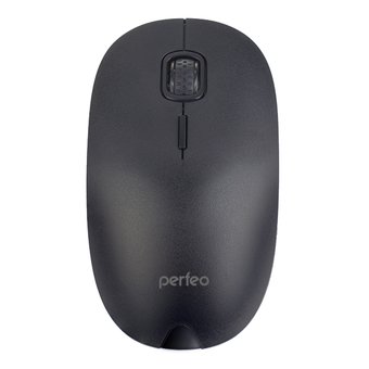  Мышь Perfeo Wireless, Black, Simple, 4 кн, 800-1200dpi, USB (PF-A4494) 