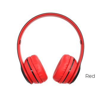  Наушники bluetooth полноразмерные Borofone BO4 Charming (red) 