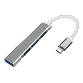  USB-концентратор ORIENT CU-323 серебристый 