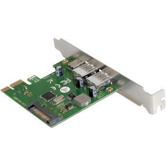  Контроллер Exegate EXE-323 EX283719RUS PCI-E 2.0, 2*USB3.0 ext + 1*Type-C, разъем доп.питания (OEM) 