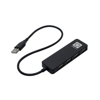  USB-концентраторы 5bites HB24-209BK 4*USB2.0/USB Plug/Black 