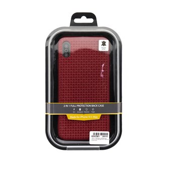  Чехол-накладка KAJSA для iPhone XS Max genuine collection (красный) 