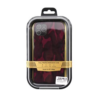  Чехол-накладка KAJSA для iPhone 11 Pro Max outdoor collection (винный) 