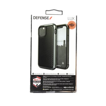  Чехол-накладка DEFENSE для iPhone 11 Pro карбон (чёрный) 