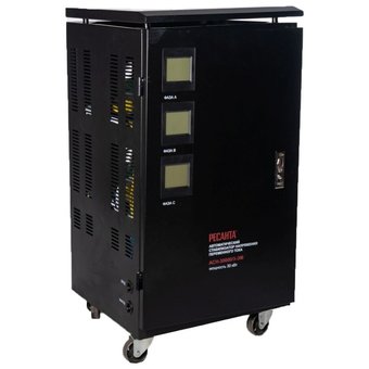  Стабилизатор напряжения Ресанта ACH-30000/3-ЭМ серый 
