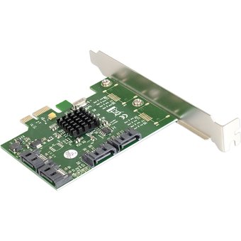  Контроллер Exegate EXE-503 EX283710RUS PCI-E 2.0, SATA3 6Gb/s, 4 int (OEM) 