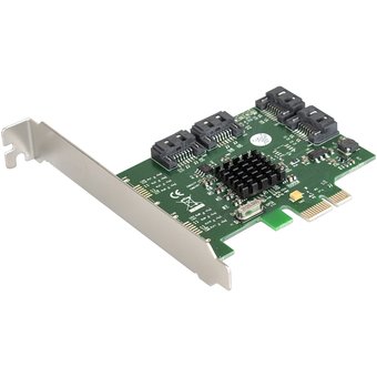  Контроллер Exegate EXE-503 EX283710RUS PCI-E 2.0, SATA3 6Gb/s, 4 int (OEM) 