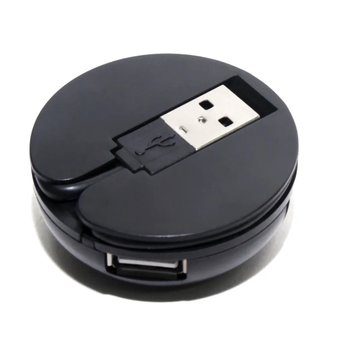  USB-концентраторы 5bites HB24-200BK 4*USB2.0/USB Plug/Black 