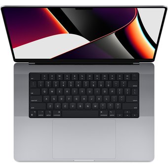  Ноутбук Apple MacBook Pro 16 2021 (MK1A3B/A) (англ.клав.) Space Grey 16.2" Liquid Retina XDR (3456x2234) M1 Max chip with 10-core CPU and 32-core GPU 