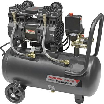  Компрессор поршневой Парма БМ K-1500/24БМ безмасляный серый/черный 