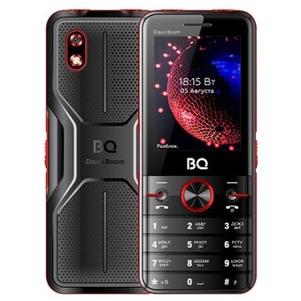  Смартфон BQ 2842 Disco Boom Black+Red 