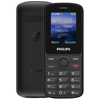  Мобильный телефон Philips E2101 Xenium (CTE2101BK/00) черный 