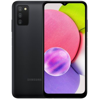  Смартфон Samsung Galaxy A03s 3/32Gb Black (SM-A037FZKDMEA) 