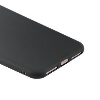  Накладка силиконовая матовая для Iphone 7/8 Plus чёрный 