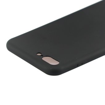  Накладка силиконовая матовая для Iphone 7/8 Plus чёрный 