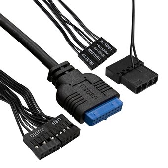  Корпус ExeGate mEVO-7807 EX292981RUS Minitower (mATX, без БП, 1*USB+1*USB3.0, черный 1x12см с RGB подсветкой) 