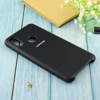  Чехол Silicone case для Samsung A10S 2019 чёрный(18) 