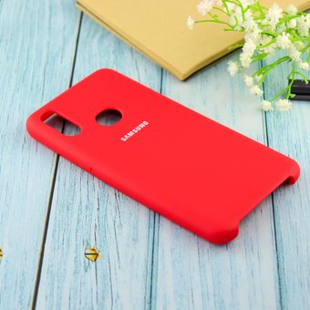  Чехол Silicone case для Samsung A10S 2019 красный(14) 