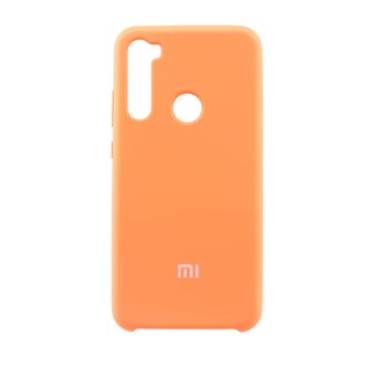  Чехол Silicone case для Xiaomi Redmi Note 8 оранжевый(13) 