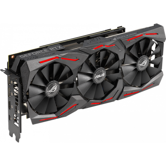  Видеокарта Asus ROG-Strix-RTX2060S-O8G-Gaming GeForce RTX 2060Super 8192Mb 256bit GDDR6 1470/14000/HDMIx2/DPx2/Type-Cx1/HDCP Ret 