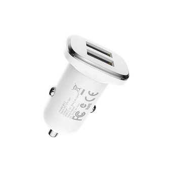  АЗУ Borofone BZ12 Lasting power 5V/2,1A 2USB, white 