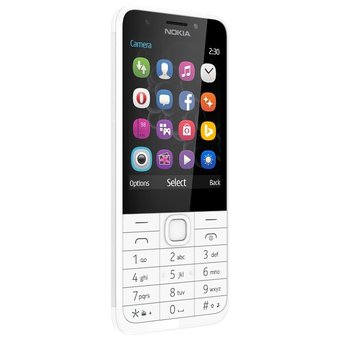  Мобильный телефон Nokia 230 DS White/Silver (RM-1172) 