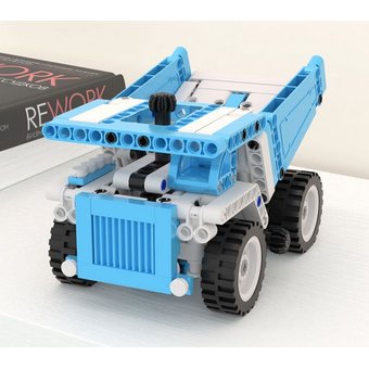  Конструктор детский Mi ONEBOT Mini Construction Mine Truck Blue - Мини Самосвал Синий 
