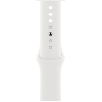  Часы Apple Watch SE (2022) 44mm ML Silver Alum Case//White Sp Band MNTJ3LL/A A2723 194253209508 