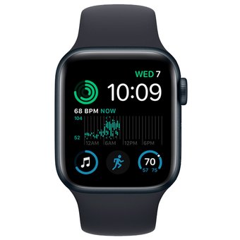  Часы Apple Watch SE (2022) 44mm ML Midnight Alum Case/Midnight Sp Band MNTG3LL/A A2723 194253209485 