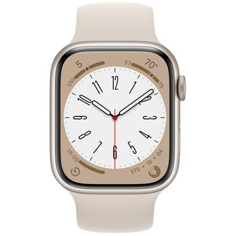  Часы Apple Watch S8 45mm ML Starlight Alumiin Case/Starlight Sport Band MNUQ3LL/A A2771 194253215059 