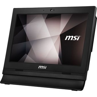  Моноблок MSI Pro 16T 10M-072RU (9S6-A61811-223) 15.6" HD Touch Cel 5205U (1.9) 4Gb SSD128Gb HDG CR Win 11 Pro кл+м Cam черн 