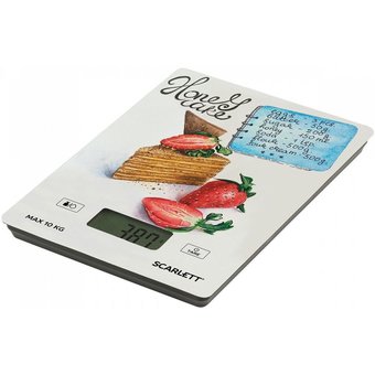  Весы кухонные Scarlett SC-KS57P76 Медовик 