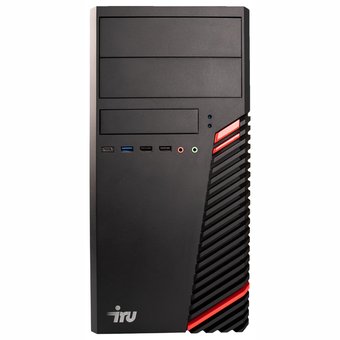  ПК IRU Home 310H5SM MT (1 859 395) i3 10105F (3.7) 8Gb SSD512Gb GTX1630 4Gb Free DOS GbitEth 500W черный 