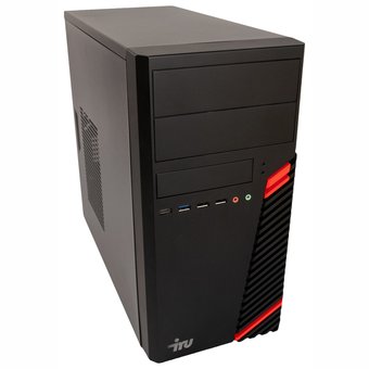  ПК IRU Home 310H5SM MT (1 859 395) i3 10105F (3.7) 8Gb SSD512Gb GTX1630 4Gb Free DOS GbitEth 500W черный 