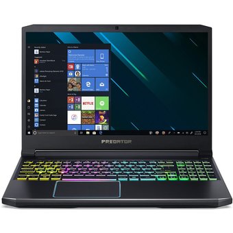  Ноутбук Acer Helios 300 PH317-53-52XX (NH.Q5PER.01H) i5 9300H/8Gb/SSD1Tb/GF GTX 1660 Ti 6Gb/17.3"/IPS/FHD/Win10/black 