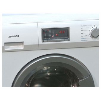  Встраиваемая стиральная машина с сушкой SMEG LSIA147S белый 