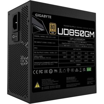  Блок питания Gigabyte GP-UD850GM ATX 850W 80+ gold 24+2x(4+4) pin APFC 120mm fan 8xSATA Cab Manag RTL 