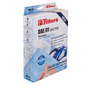  Синтетические пылесборники FILTERO DAE 01 ЭКСТРА (4) 
