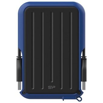  Внешний HDD Silicon Power Armor A66 SP010TBPHD66SS3B 1TB, 2.5", USB 3.2, Синий 