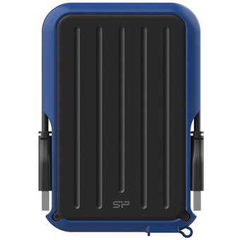  Внешний HDD Silicon Power Armor A66 SP040TBPHD66LS3B 4TB, 2.5", USB 3.2, Синий 