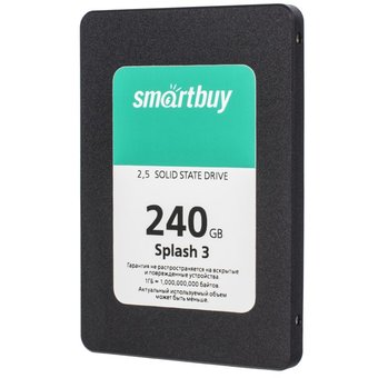  SSD SmartBuy Splash 3, box (SB240GB-SPLH3-25SAT3) 2.5" 240GB Sata3 