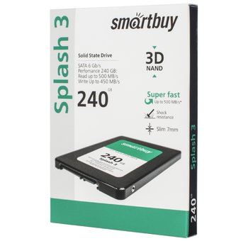  SSD SmartBuy Splash 3, box (SB240GB-SPLH3-25SAT3) 2.5" 240GB Sata3 