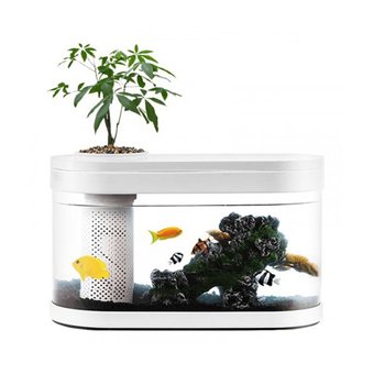  Акваферма Descriptive geometry amphibious ecological lazy fish tank 