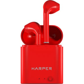  Наушники bluetooth TWS HARPER HB-508 Red 