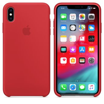  Чехол Silicone Case HC для iPhone XS Max (Red) 