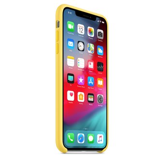  Чехол Silicone Case HC для iPhone XS Max (Canary Yellow) 