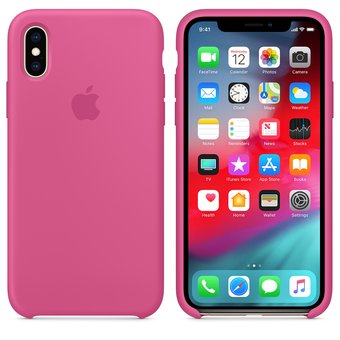  Чехол Silicone Case HC для iPhone X/XS (Dragon Fruit) 