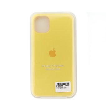  УЦ Чехол Silicone Case для iPhone 11 Pro Max (Жёлтый) (4) (ПУ) 