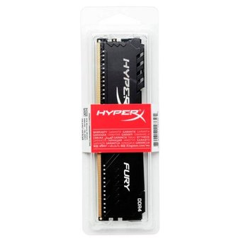 ОЗУ Kingston HyperX Fury Black (HX424C15FB3/8) 8GB DDR4-2400 PC4-19200 CL15 (15-15-15-29), 1.2V, XMP, retail 