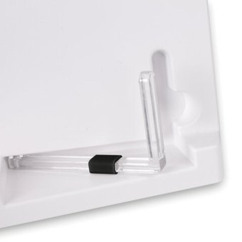  Подставка для книг пластик BRAUBERG, регулируемый угол наклона, белая (6705346) 